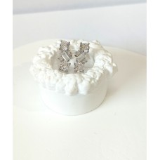 Ασημένια Σκουλαρίκια Κρεμαστά με ζιργκόν (SE64)